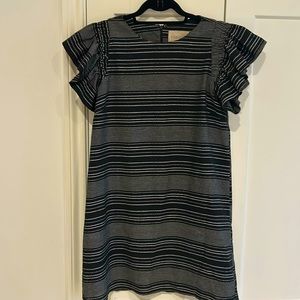 Anthropologie Moon River Gameday black & white dress